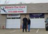 
			
				                                Pictured, from left, are husband-and-wife team Steve Benoit and Lauren Benoit, owners of Steve’s Car Car at 220B state Route 28 in Milford. Photo provided.
 
			
		